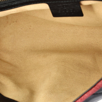 Gucci Gg Marmont Flap Bag Diagonal Quilted Leather Small