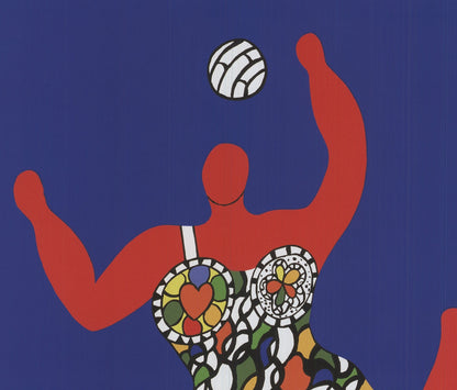 Niki De Saint Phalle Volleyball " Offset Lithograph