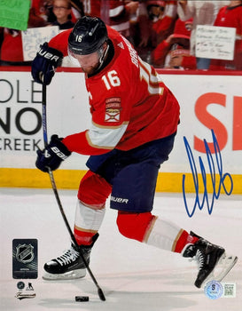 Aleksander Barkov Autographed Panthers 8X10 Photo (Beckett Witness)