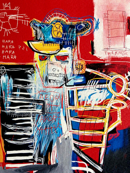 Jean-Michel Basquiat Lithograph Coa Signed Numbered By Hand 180