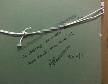 Alain Bonnaure (French) Original Oil Painting On Canvas Signed Framed Landscape