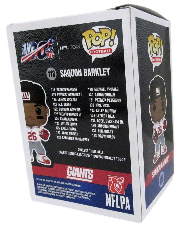 Saquon Barkley Signed Funko Pop! #118 Figurine