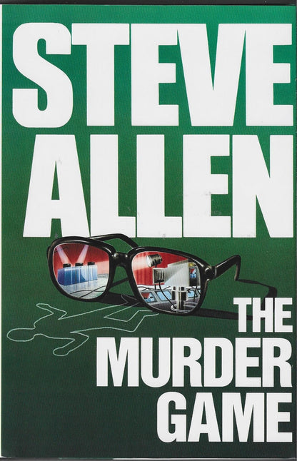 Steve Allen The Murder Game Autographed Book (Jsa)