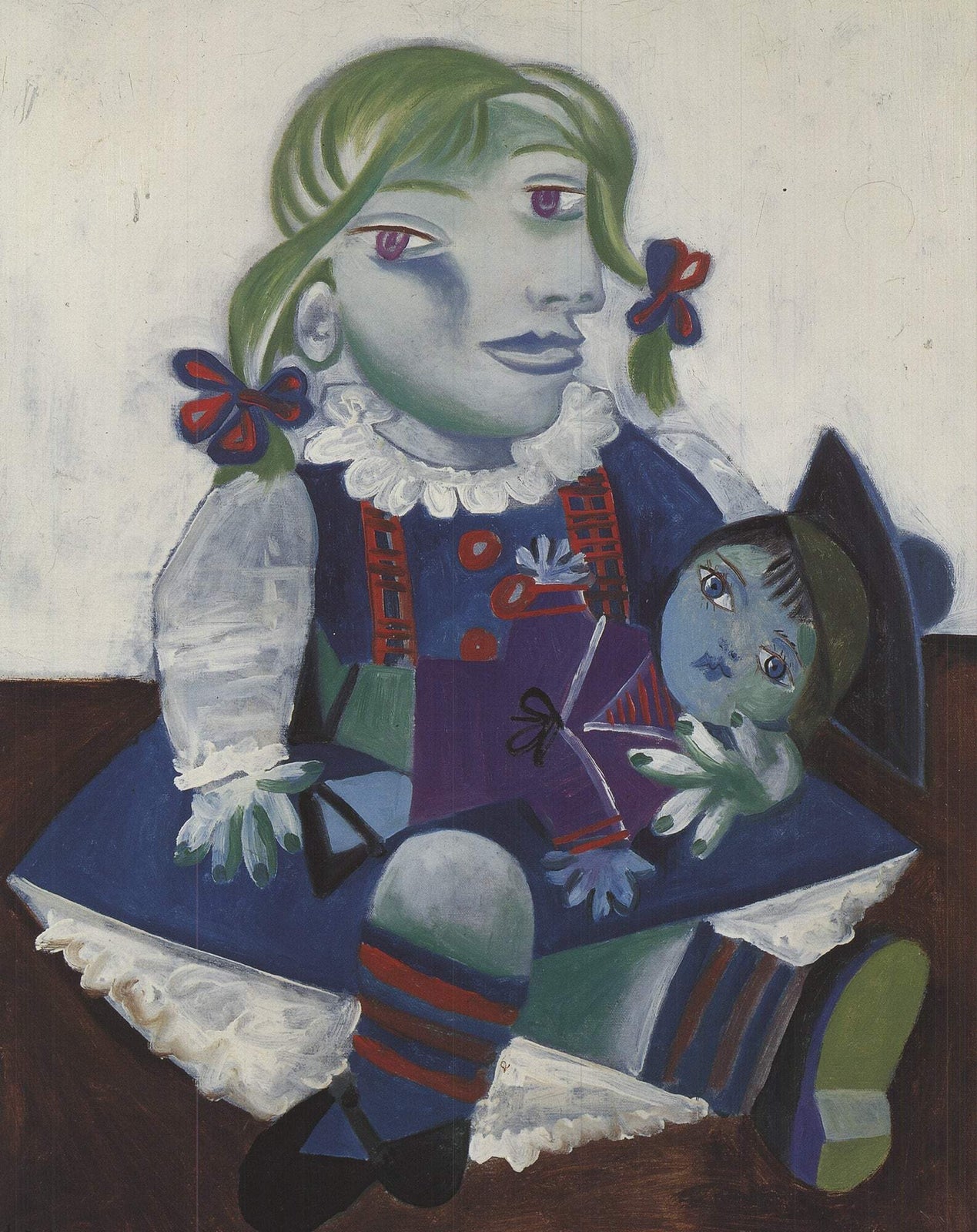 Pablo Picasso Maya With Doll " Offset Lithograph Cubism