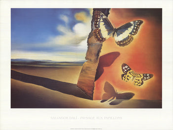 Salvador Dali Butterfly Landscape 