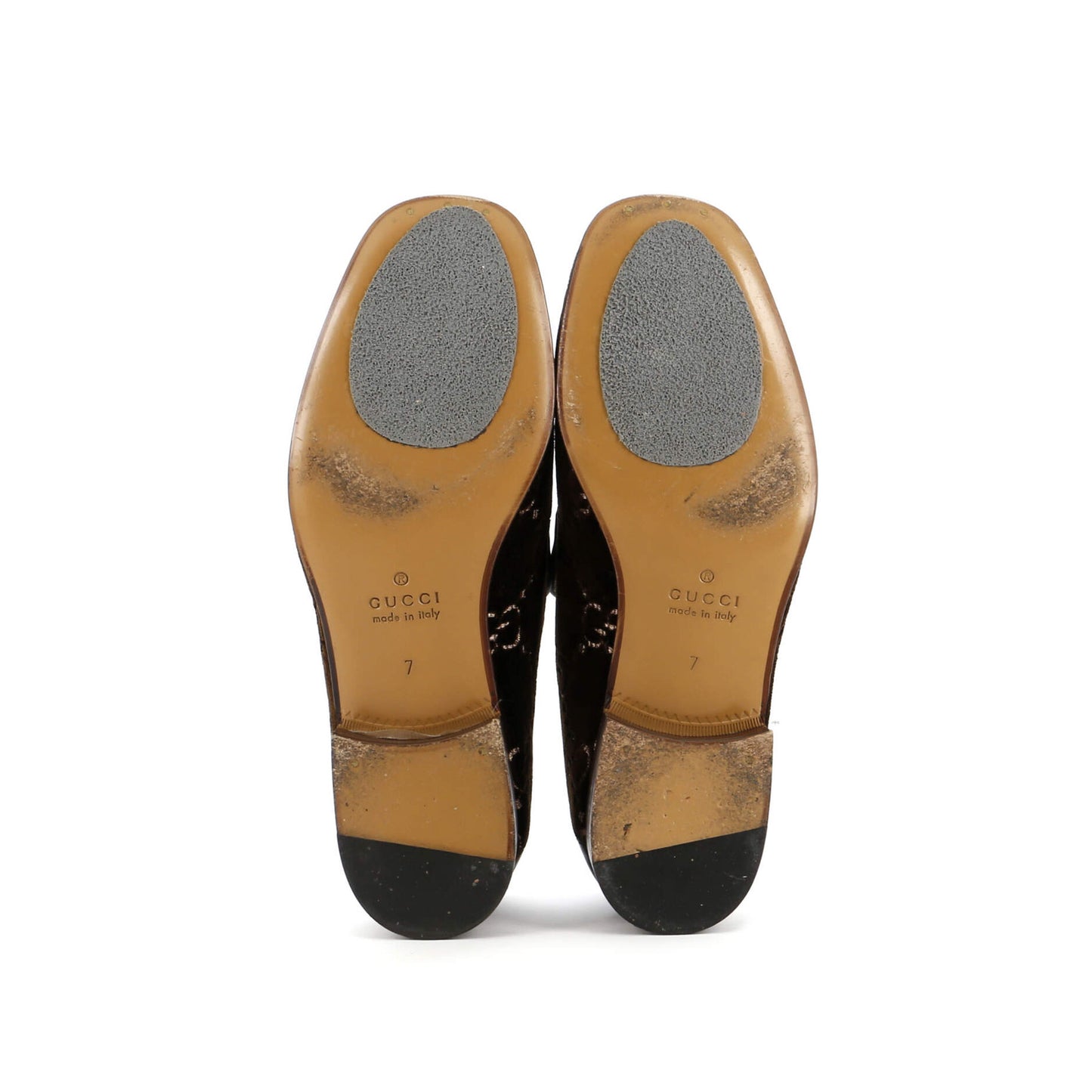 Gucci Men'S Jordaan Loafers Gg Velvet