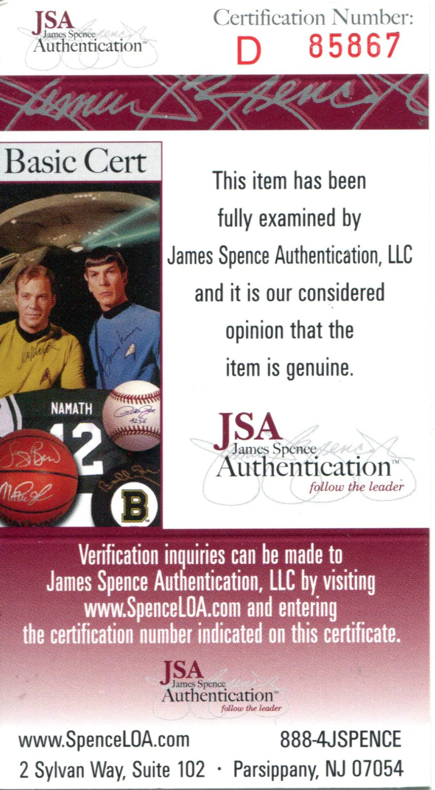 Marshall Goldberg Autographed 3X5 Card (Jsa)