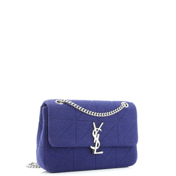 Saint Laurent Jamie Flap Bag Quilted Jersey Medium