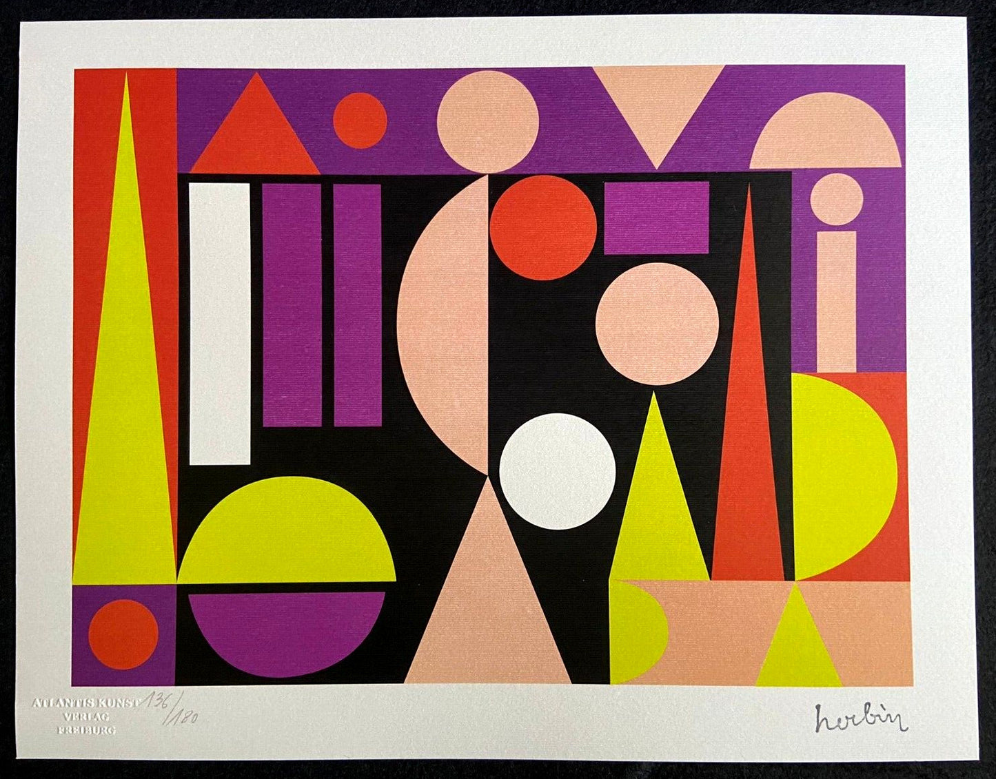 Auguste Herbin Lithograph Hand Numbered Signature