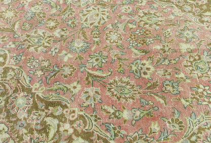 10X15 Antique Distressed Oriental Rug Muted