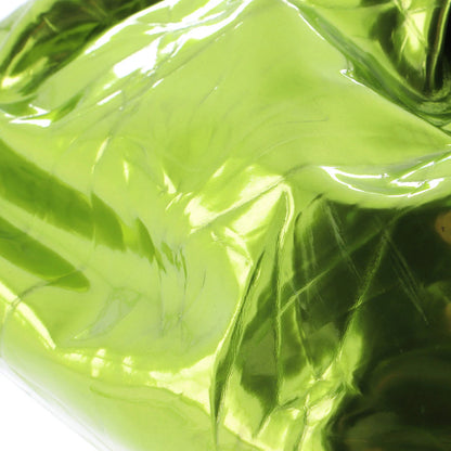 Bottega Veneta The Pouch Crinkled Metallic Patent Teen