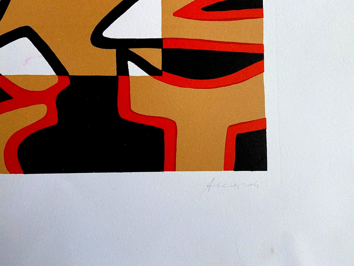 Carla Accardi Aquatint Etching Signed Numbered Published - Piero Dorazio