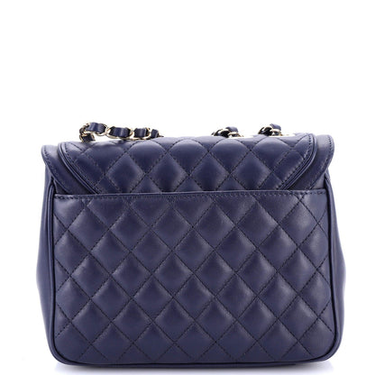 Chanel Lovely Day Square Flap Bag Quilted Lambskin Medium