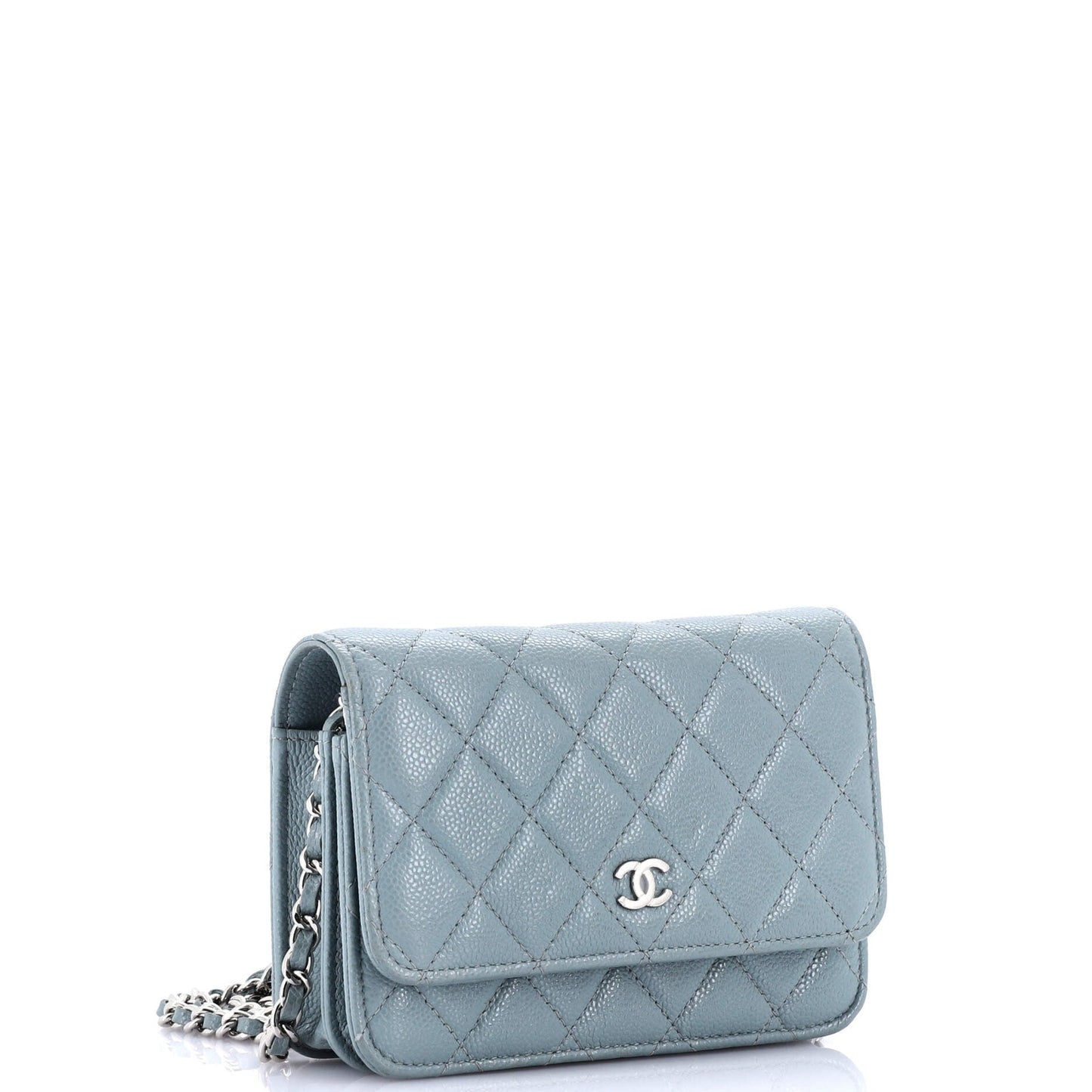 Chanel Wallet On Chain Quilted Caviar Mini
