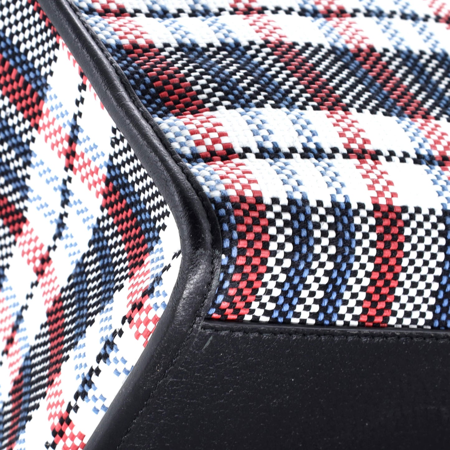 Gucci Iccug Tote Embroidered Faux Raffia Large