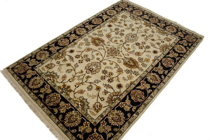 Hand knotted classic floral oriental area rug home decor carpet foyer