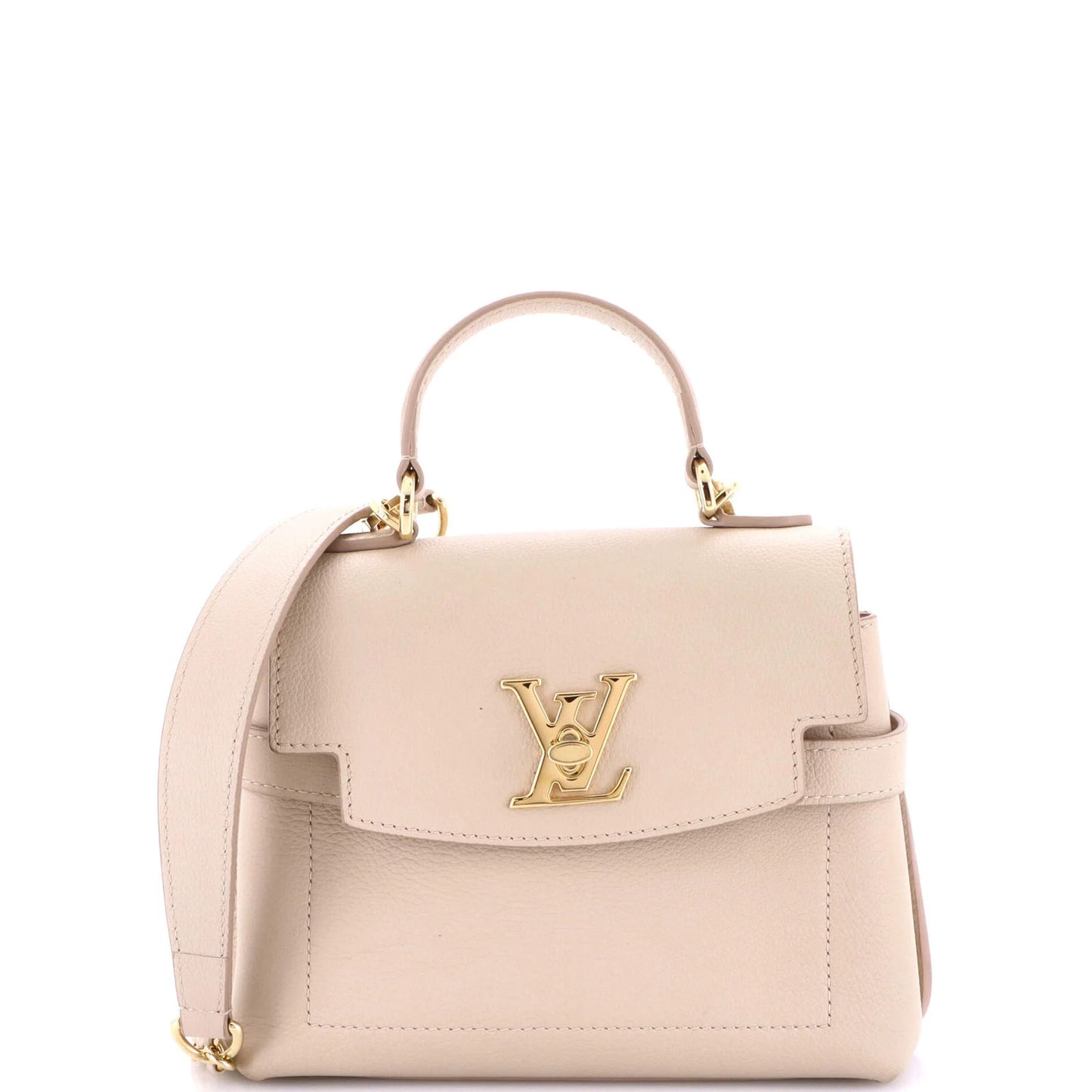 Louis Vuitton Lockme Ever Handbag Leather Mini