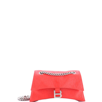 Balenciaga Crush Chain Flap Bag Leather Small