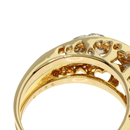 Ponte Vecchio   Ring Diamond K18 Yellow Gold K18