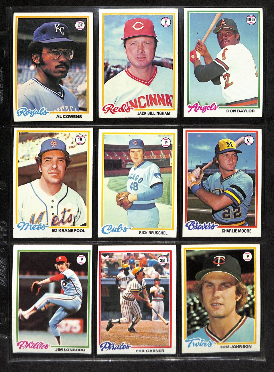 1978 Topps Baseball Complete Set (726) Murray Rc,