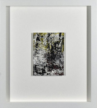 Steven Cox Oil On Paper Original Paintings Unique Work Abstract 2015 Yellow