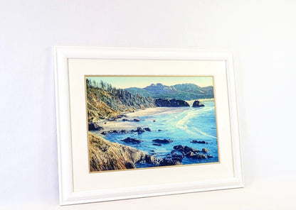 David Maes Gallegos 'Oregon Coast' 2003 Silkscreen Print, Limited Edition Of 300
