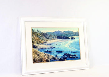 David Maes Gallegos 'Oregon Coast' 2003 Silkscreen Print, Limited Edition Of 300