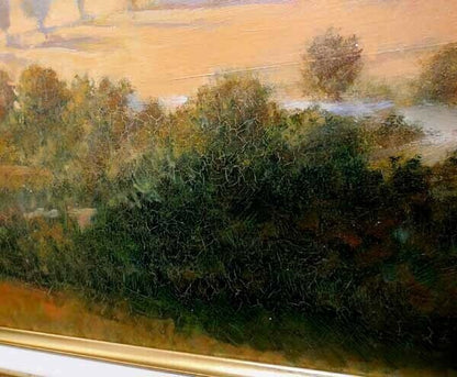 Alain Bonnaure (French) Original Oil Painting On Canvas Signed Framed Landscape