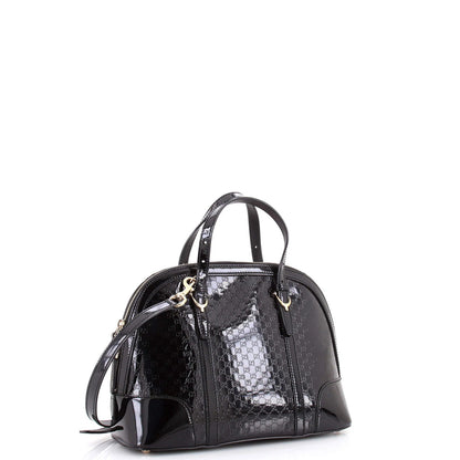 Gucci Nice Top Handle Bag Microguccissima Patent Small