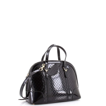 Gucci Nice Top Handle Bag Microguccissima Patent Small