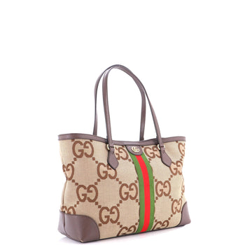 Gucci Ophidia Shopping Tote Jumbo Gg Canvas Medium