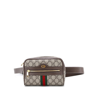 Gucci Ophidia Belt Bag Gg Coated Canvas Small
