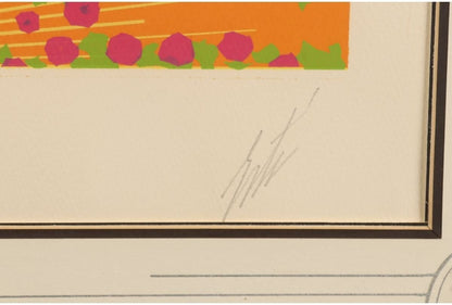 Erte "Printemps" Embossed Color Serigraph