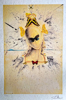 Salvador Dal Lithograph Coa Signed Numbered By