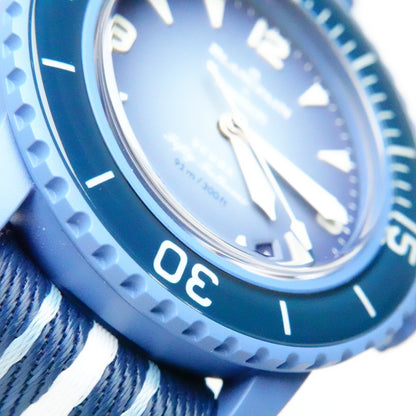 Blancpain Swatch Bioceramic Scuba Fifty Fathoms Atlantic Ocean So35A100