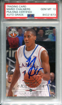 Mario Chalmers Autographed 2008-09 Upper Deck