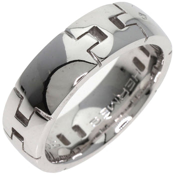 HERMES   Ring Hercules # 50 K18 White Gold