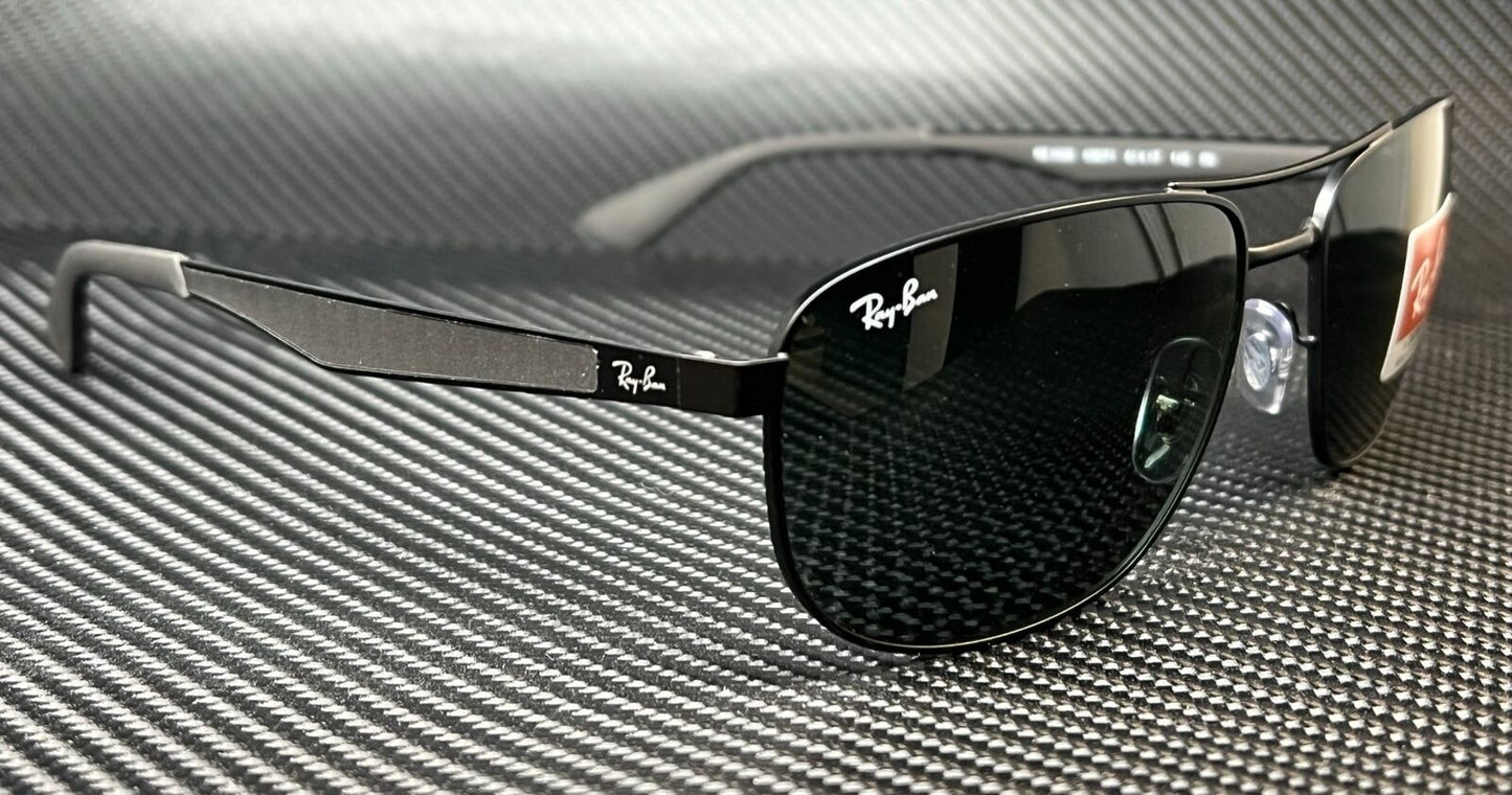 Ray Ban Rb3528 006 71 Matte Black Square Men'S 61