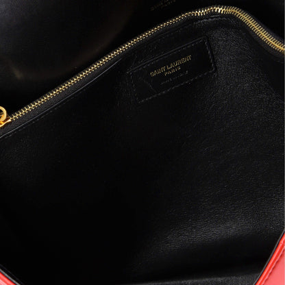 Saint Laurent Gaby Envelope Satchel Vertical Quilted Leather
