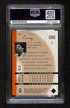 Julius Dr. J Erving Hof Signed/Auto 2001 Upper