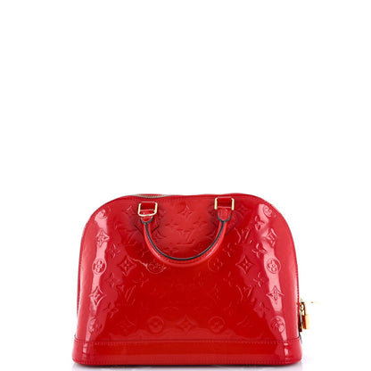 Louis Vuitton Alma Handbag Monogram Vernis Pm