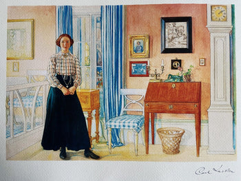 Carl Larsson Lithograph Original Hand Numbered
