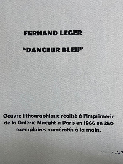 Fernand Lger Lithograph 1966 Coa Signed Limited