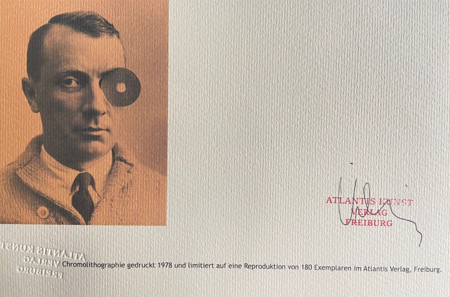 Jean Hans Arp Lithograph 1978 180 Ex. (Le Corbusier Man Ray Marcel Duchamp)
