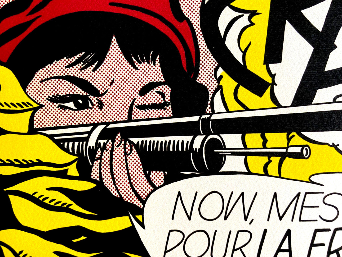 Roy Lichtenstein Lithograph Signed Numbered In Pencil Limited