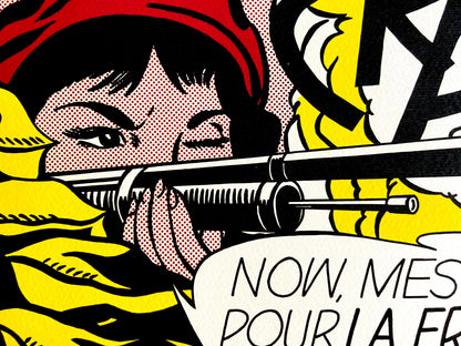 Roy Lichtenstein Lithograph Signed Numbered In Pencil Limited