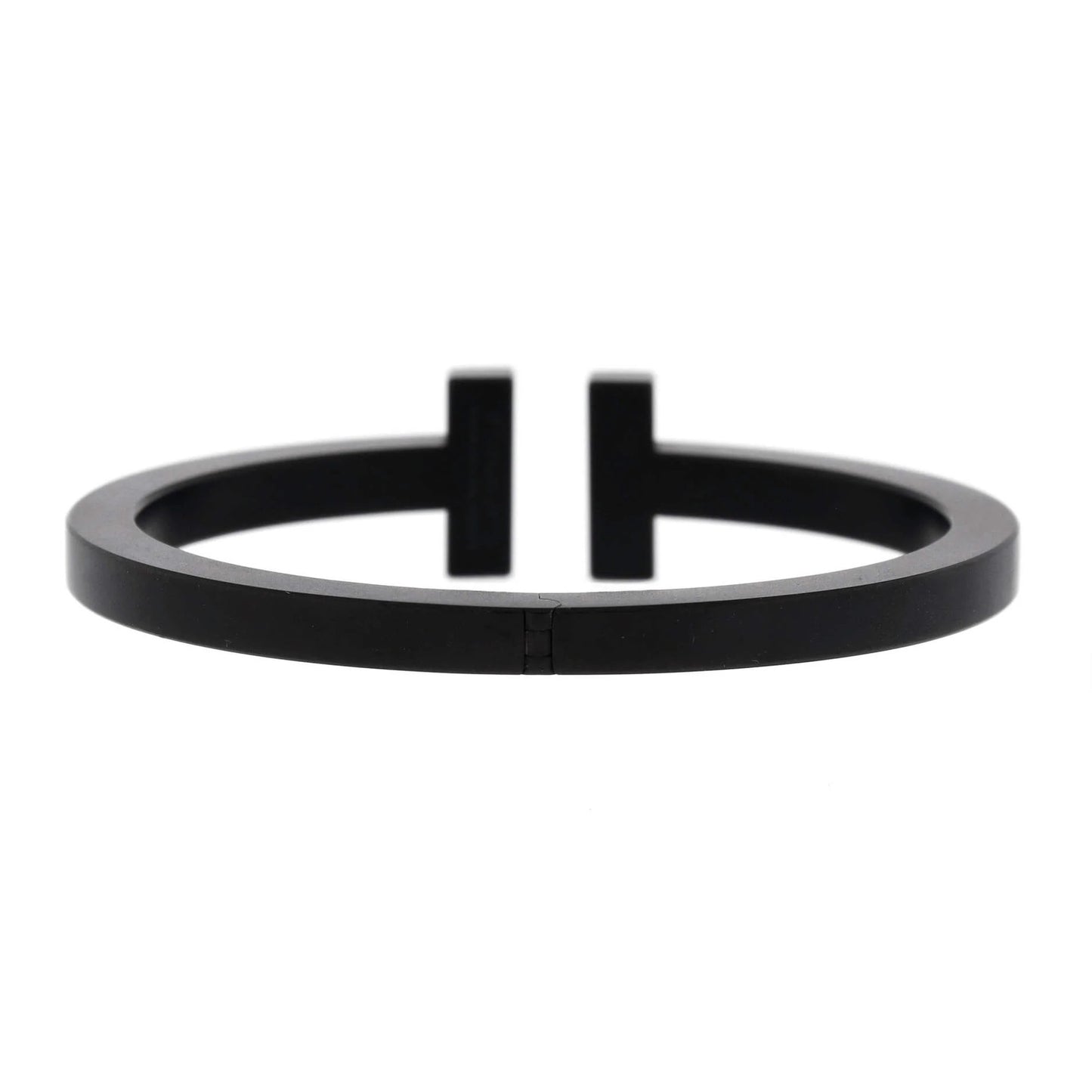 Tiffany & Co. T Square Bracelet Black Coated Steel