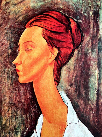 Amedeo Modigliani Lithograph 1952 Coa Signed (Alberto Giacometti)