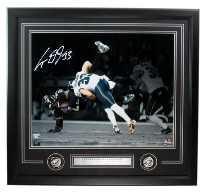 Cooper Dejean Autographed 16X20 Photo Framed Philadelphia Eagles Fanatics 195732