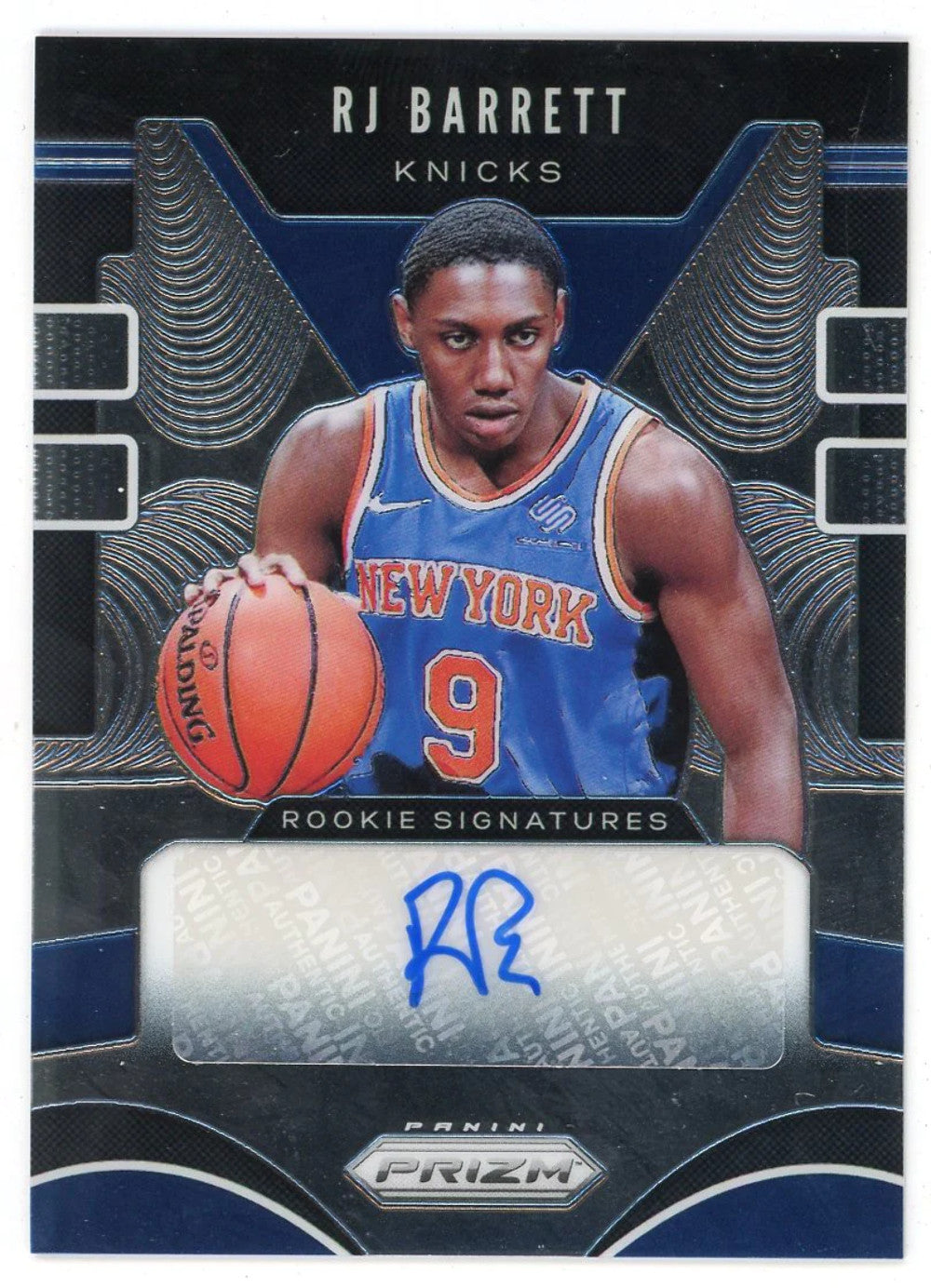 Rj Barrett 2019-20 Prizm Rookie Signature #Rs-Rjb